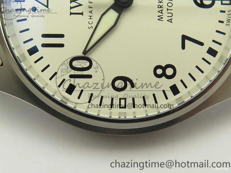 MIROTIME 0210 ZeroBulk Mark XVIII IW327002 MKS 1:1 Best Edition White Dial On SS Bracelet MIYOTA 9015 V 7209